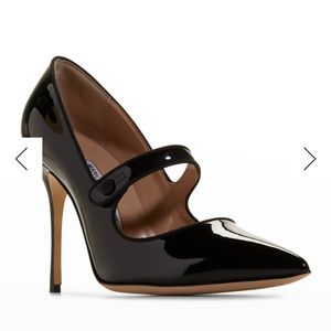 Manolo Blahnik Campari Patent Mary Jane